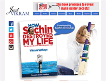 Tablet Screenshot of justvikram.com